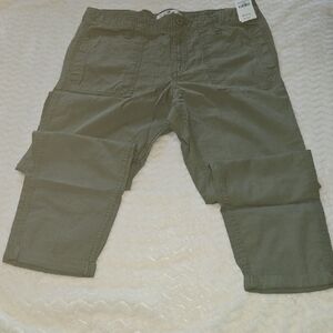 Hollister Green Cargo Pants